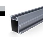 VS+ szerelősín 41 x 35 egyedi vágás /m (FEKETE)