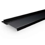 InterSole esővíz csatorna oldal lapos cserép (FEKETE)