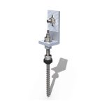 HANGER BOLT M12 WITH BRACKET