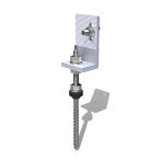 Tőcsavar M10 x 160 "L" tartóval