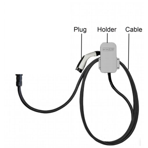 SOLAREDGE EV CHARGER CABLE AND HOLDER, 7.6M, TYPE 2, 32A
